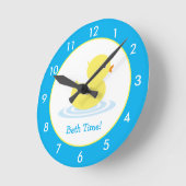 Speciaal voor Rubber Duck ontworpen bathroom Aange Ronde Klok (Hoek)