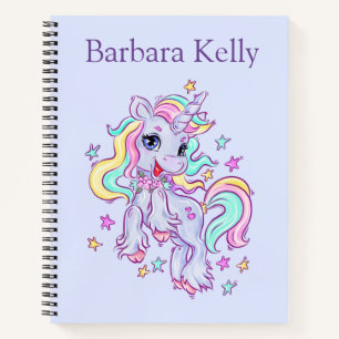 Speciaal voor schetsen Unicorn spiral notebook Notitieboek