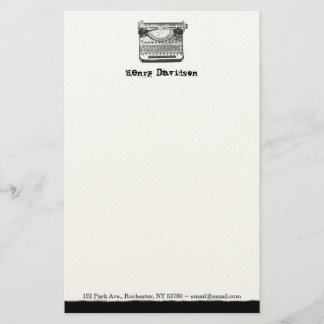 speciaal voor schrijfmachines bestemde schrijfmac briefpapier