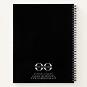 Speciaal voor speciale acties ontworpen Logo spira Notitieboek (Achterkant)