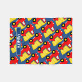 Speciaal voor speelgoed geschikte vuilniswagen, de fleece deken (Voorkant (Horizontaal))