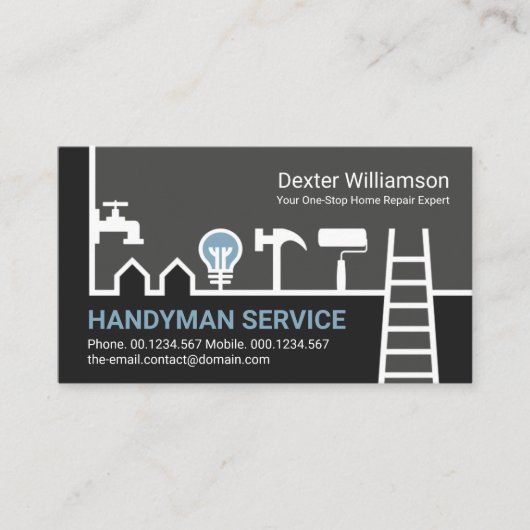 Speciaal voor thuisgebruikers bestemde grensbouwon visitekaartje (Voorkant)