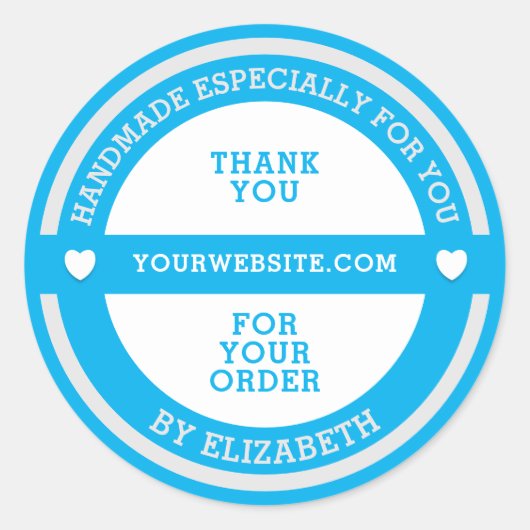 Speciaal voor u gemaakt ronde sticker (Voorkant)