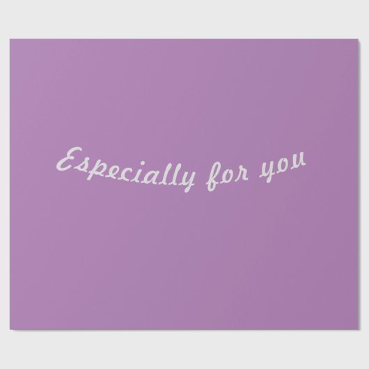 Speciaal voor u lavender #AD76B2 Cadeaupapier (Vlak)