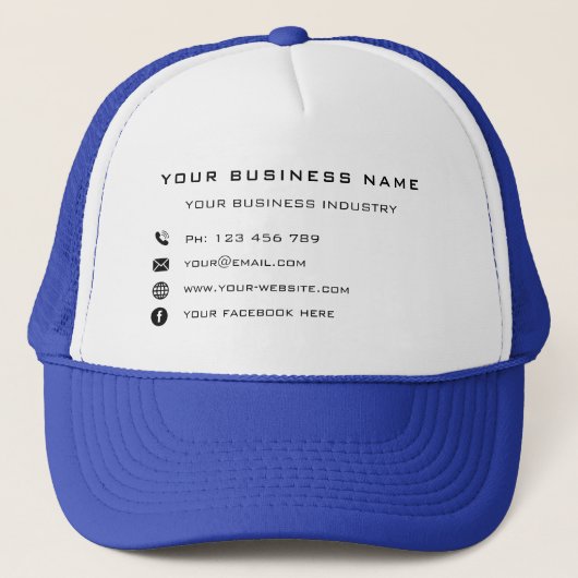 Speciaal voor uw bedrijf ontwikkelde Trucker Hat Pet (Voorkant)