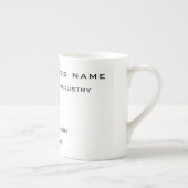 Speciaal voor uw bedrijf ontworpen speciale micros porselein kop (Rechts)