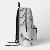 Speciaal vormgegeven duif bedrukte rugzak (Links)