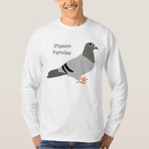 Speciaal vormgegeven duif t-shirt