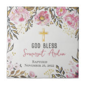 Speciaal vormgegeven keramische vormgeving tegeltje (Voorkant)