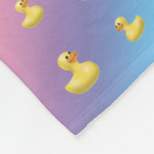 Speciaal vormgegeven patroon van regenboogrubberee fleece deken (Hoek)