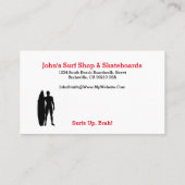 Speciaal vormgegeven standaard QR-gecodeerd Visite Visitekaartje (Achterkant)