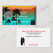 Speciaal vormgegeven standaard QR-gecodeerd Visite Visitekaartje (Voorkant / Achterkant)