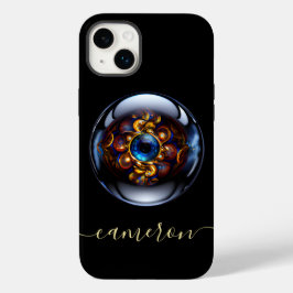 Speciaal vormig oog donkerblauw Case-Mate iPhone 14 plus hoesje