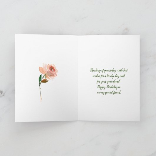 Speciaal vriend altijd in stijl kaart (Binnen)