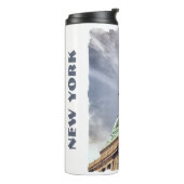 Speciaal vrijheidsbeeld tumbler thermosbeker (Gedraaid links)