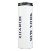 Speciaal vrijheidsbeeld tumbler thermosbeker (Achterkant)