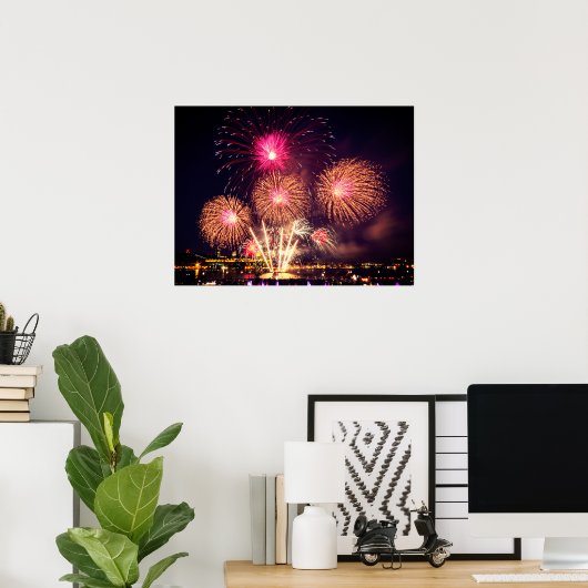 Speciaal vuurwerk poster (Thuiskantoor)