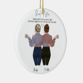 Speciaal Waterverf keramisch Ornament voor beste (Rechts)