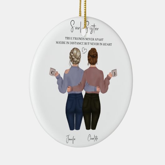 Speciaal Waterverf keramisch Ornament voor beste (Rechts)