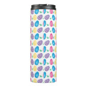 Speciaal Waterverf paaseipatroon Thermosbeker (Achterkant)