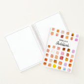 Speciaal Waterverf Patroon Sketchbook Notitieboek (Binnen)