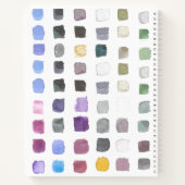 Speciaal Waterverf Patroon Sketchbook Notitieboek (Achterkant)