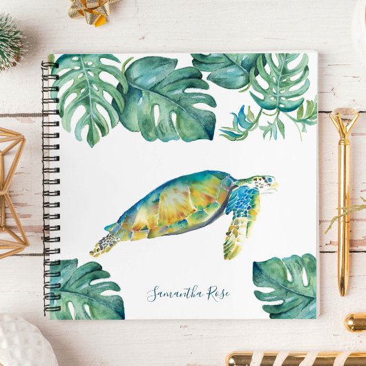 Speciaal Waterverf Zee Turtle Journal Notitieboek