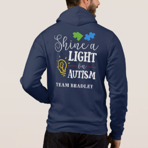 Speciaal weergeven van een licht op het team voor  hoodie