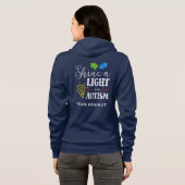 Speciaal weergeven van een licht op het team voor hoodie (Achterkant volledig)