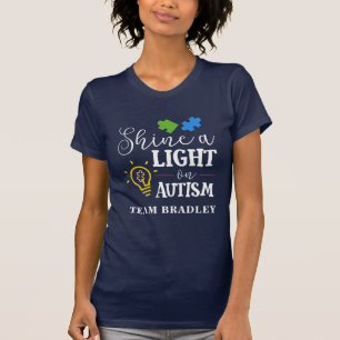 Speciaal weergeven van een licht op het team voor  t-shirt