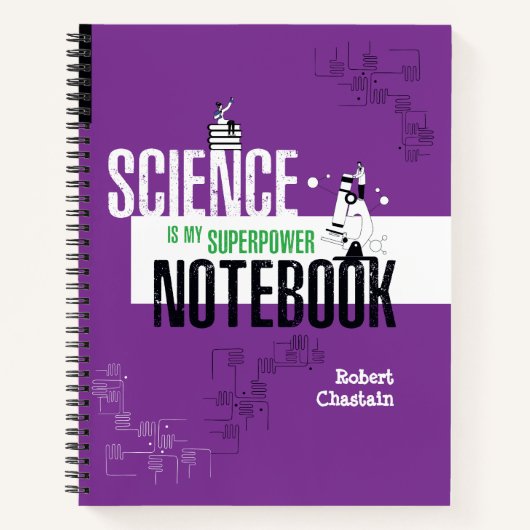 Speciaal wetenschappelijk biologisch laboratorium notitieboek (Voorkant)