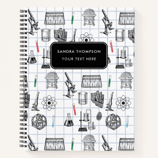 Speciaal wetenschappelijk scheikundewetenschappeli notitieboek (Voorkant)
