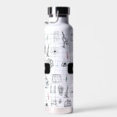 Speciaal wetenschappelijk scheikundewetenschappeli waterfles (Rechts)