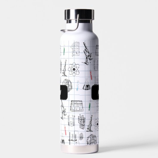 Speciaal wetenschappelijk scheikundewetenschappeli waterfles (Rechts)