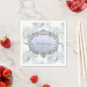 Speciaal winterwitrozen Pattern Napkins Servet (Insitu)