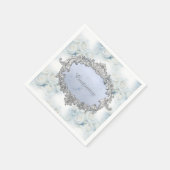 Speciaal winterwitrozen Pattern Napkins Servet (Hoek)