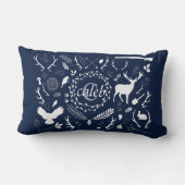 Speciaal Woodland Baby Boy Nursery Decor Kussen (Achterkant)