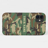 Speciaal Woodland Camouflage iPhone 5/5S Hoesje (Achterkant (horizontaal))
