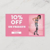 Speciaal Yoga Studio Code op vrijdag Visitekaartje (Voorkant)