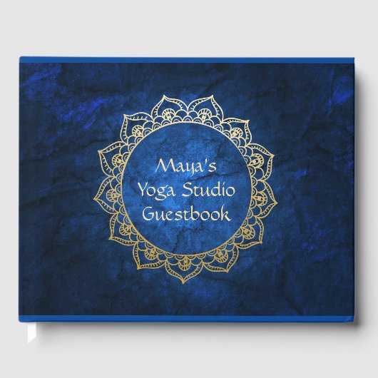 Speciaal Yoga Studio Guestbook Gastenboek (Voorkant)