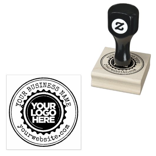 Speciaal zakelijk Logo Rubberstempel (Gestempeld)