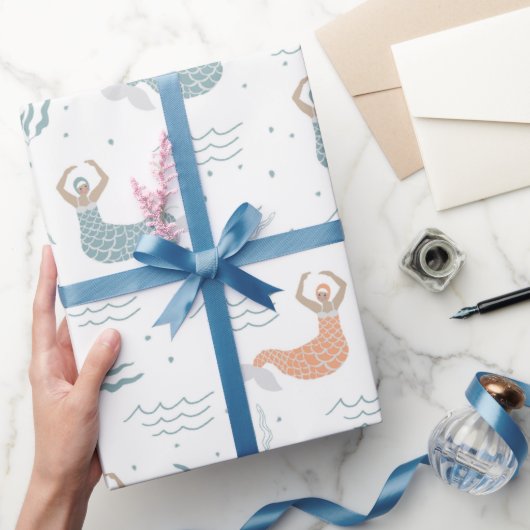 Speciaal Zee ter illustratie van concute-dansende  Cadeaupapier (Geschenken)