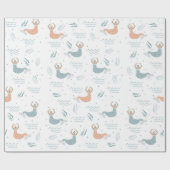 Speciaal Zee ter illustratie van concute-dansende  Cadeaupapier (Vlak)