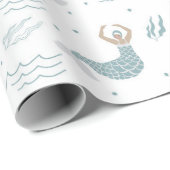 Speciaal Zee ter illustratie van concute-dansende  Cadeaupapier (Rol Hoek)