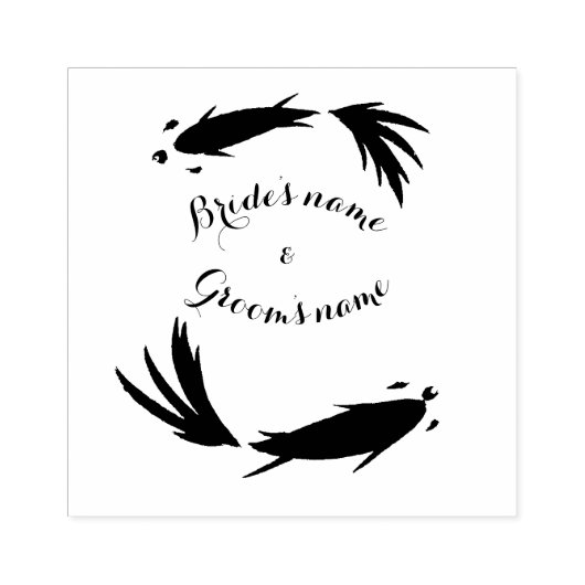 Speciaal Zen Stamp perfect voor Aziatische bruilof Rubberstempel (Afrduk)