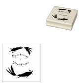 Speciaal Zen Stamp perfect voor Aziatische bruilof Rubberstempel (Gestempeld)