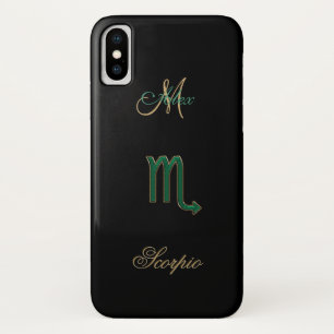 Speciaal Zodiac Sign Scorpio iPhone X Hoesje