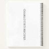 Speciaal zonnebloemrecept notitieboek (Achterkant)