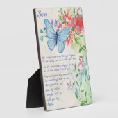 Speciaal zuster, Friend Poem Fotoplaat (Zijkant)