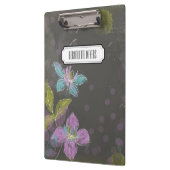 Speciaal  zwart-Floral klembord (Links)